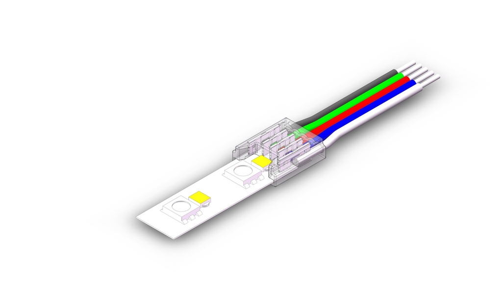 Strip for controller RGBW SMD 5pin 10mm - Image 2
