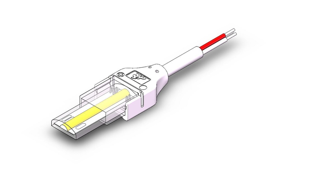 Strip to controller COB 4pin 10mm IP65/IP67 - Image 2