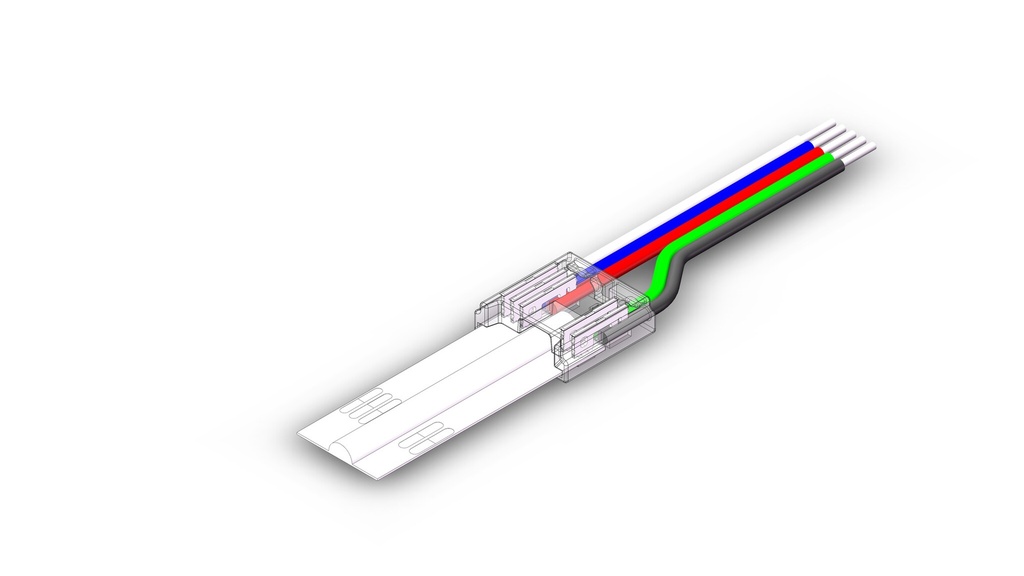 Strip to controller RGBW COB 12mm 5pin - Image 3
