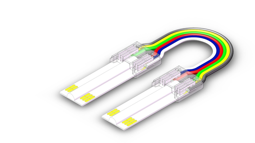 Strip to strip bridge RGB + CCT COB 6-pin 12 mm - Image 2