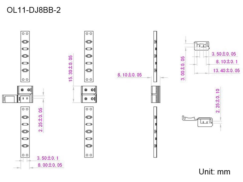 Strip to strip joint 8mm, IP65 - Image 5