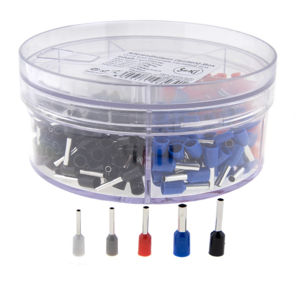 Twin cord Bootlace Ferrule assortment 200-pieces - Image 2