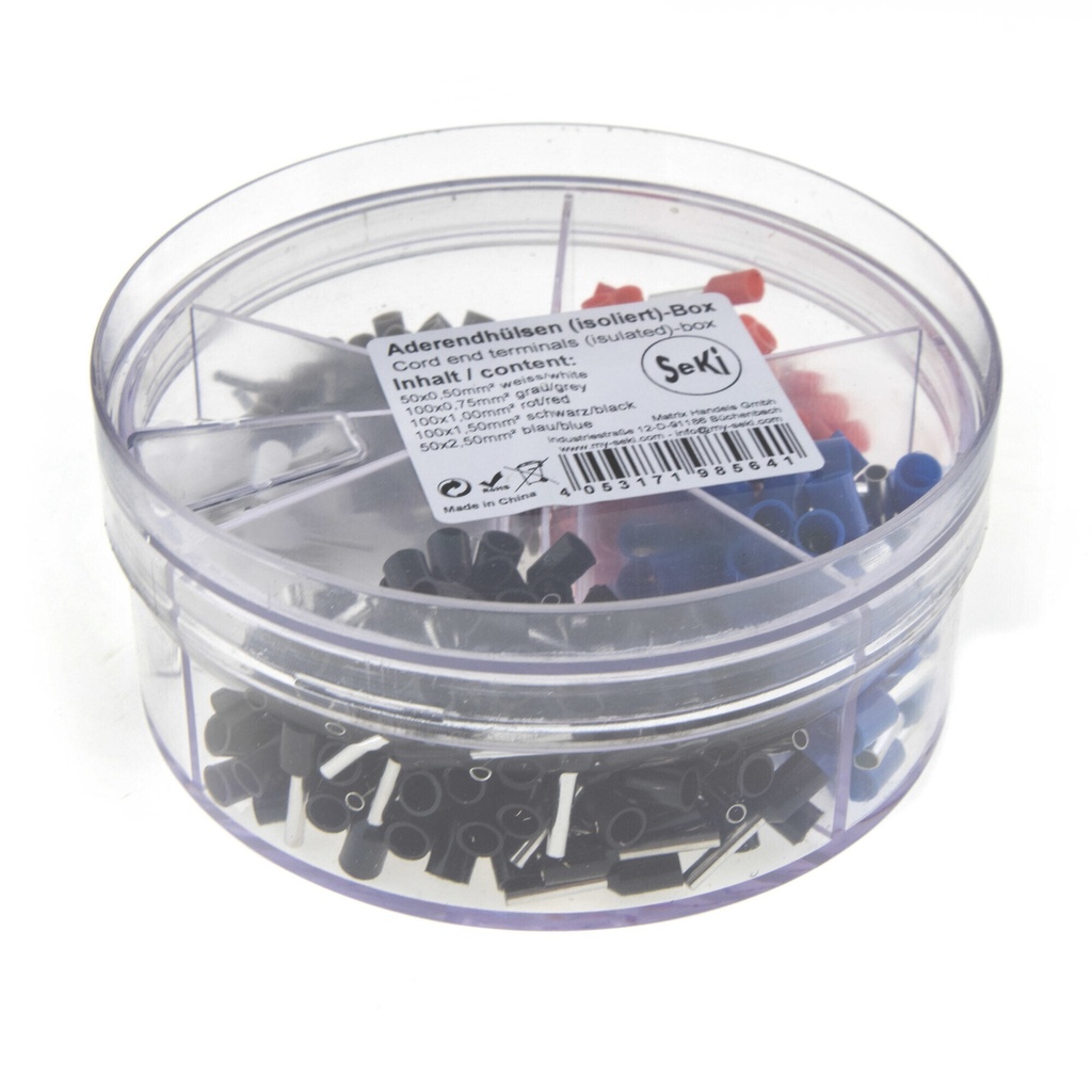 Twin cord Bootlace Ferrule assortment 200-pieces - Image 3