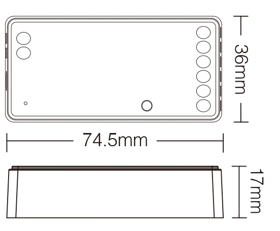 Mi-Light SR2 2 in 1 LED Controller (2.4GHz) | products/5075-mi-light-sr2-3-in-1-led-controller-24ghz-4.webp