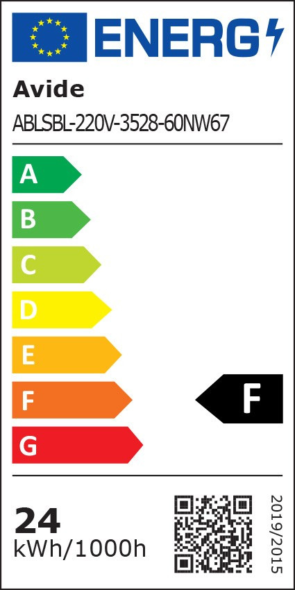 Avide LED Strip 220V 4.8W SMD3528 60LED 4000K IP67 5m - Image 2