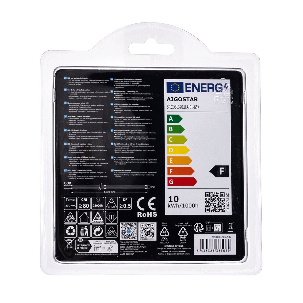 COB strip light 5m, 6500K - Image 8