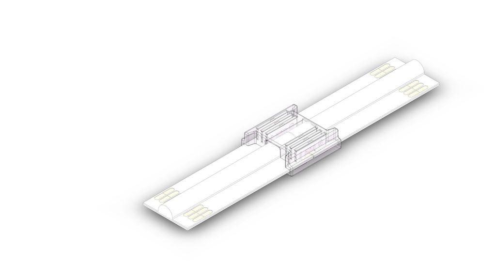Connector joint strip to strip COB RGB + CCT 6 pin 12 mm - Image 3