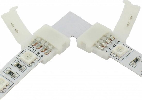 Corner Connector for RGB LED strip - 90 degrees - 10mm - Image 2