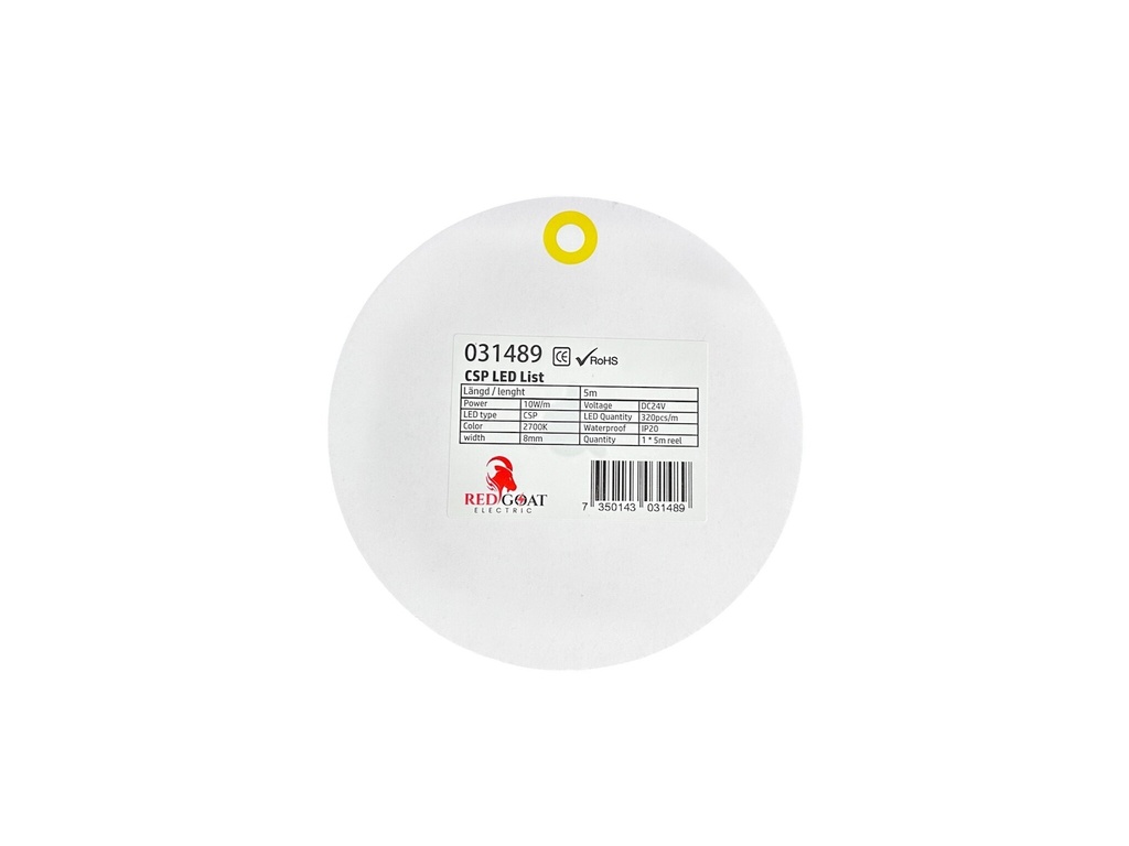 CSP LED strip 8mm 2700K 10W/m IP20 - Image 3