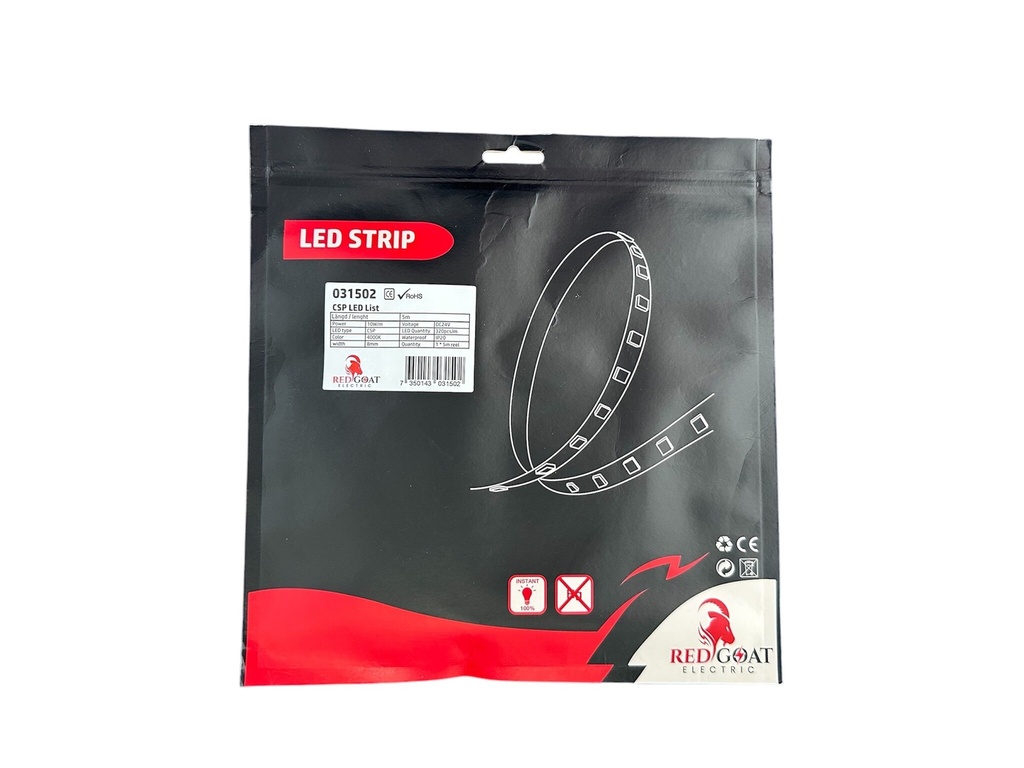 CSP LED strip 8mm 4000K 10W/m IP20 - Image 4