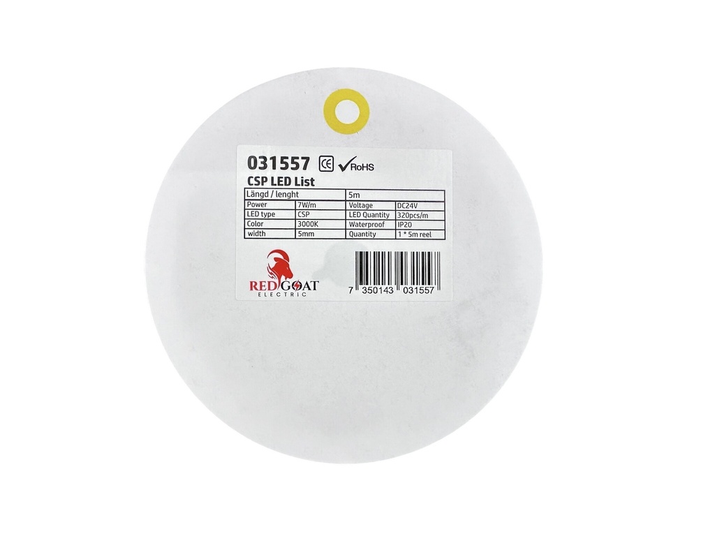CSP LED strip 8mm 6000K 10W/m IP20 - Image 3