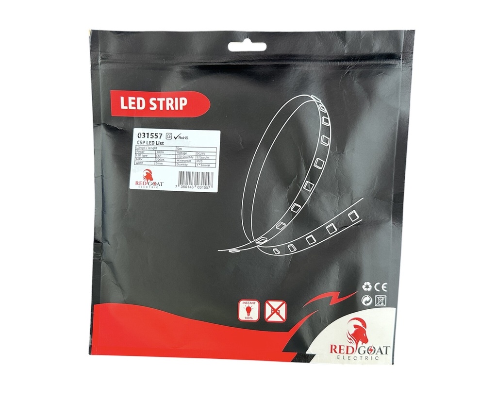 CSP LED strip 8mm 6000K 10W/m IP20 - Image 4
