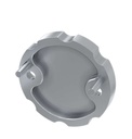End cap COSMO 2in1 silver lacquered - Image 2