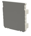 End Cap For LED Strip Fixture 16mm white - Image 2