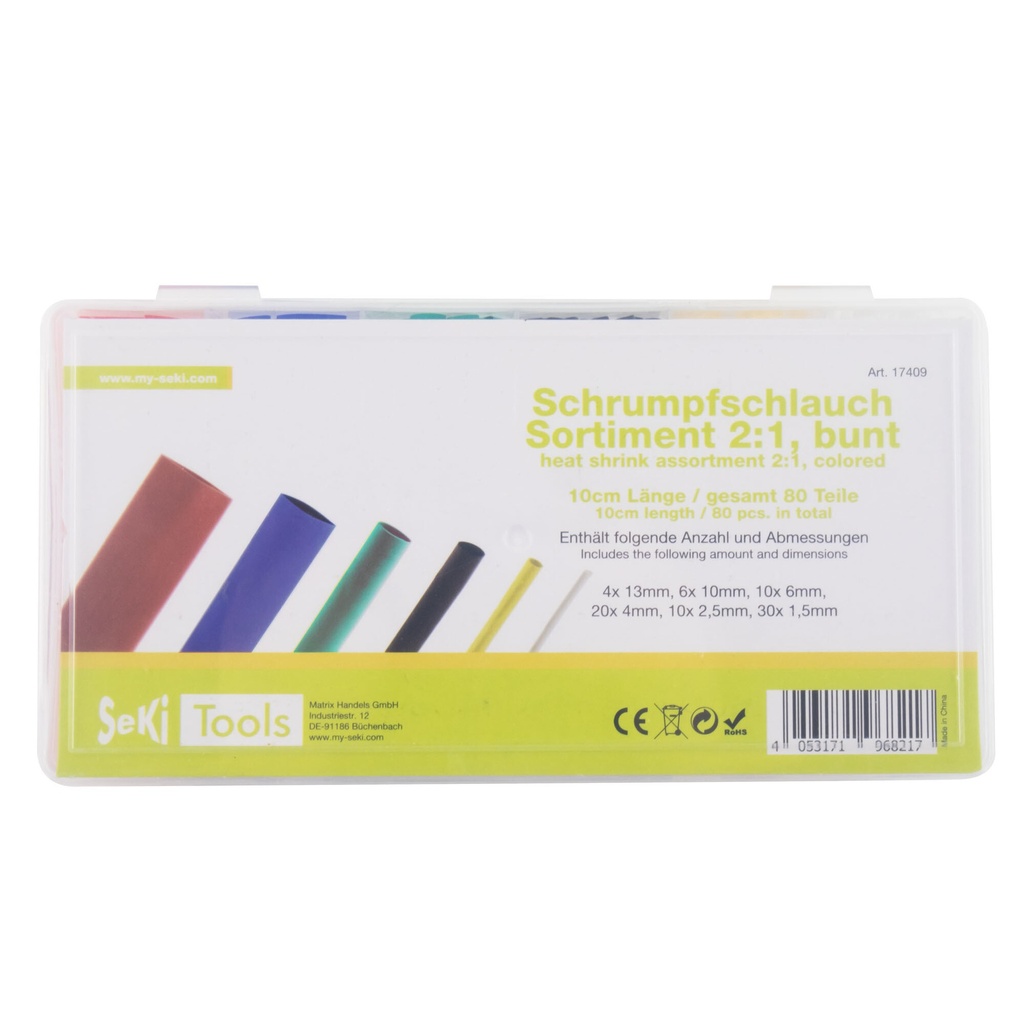 Heat Shrink Tube Assortment 2:1 10cm 80PCS colorful - Image 4
