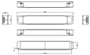 150W LED Constant Voltage, DALI-2 and push dimming, plastic case LED Power Supply - Image 2