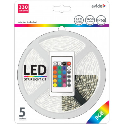 LED Strip 12V 22W 30LED IC RGB IP65 5m + Intelligent Ctrl - Image 2