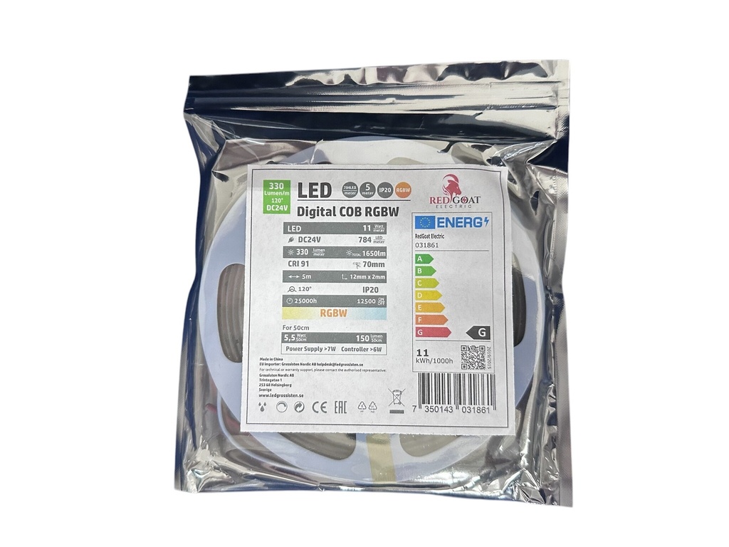 Led strip addressable RGBW IC COB IP20 - Image 4