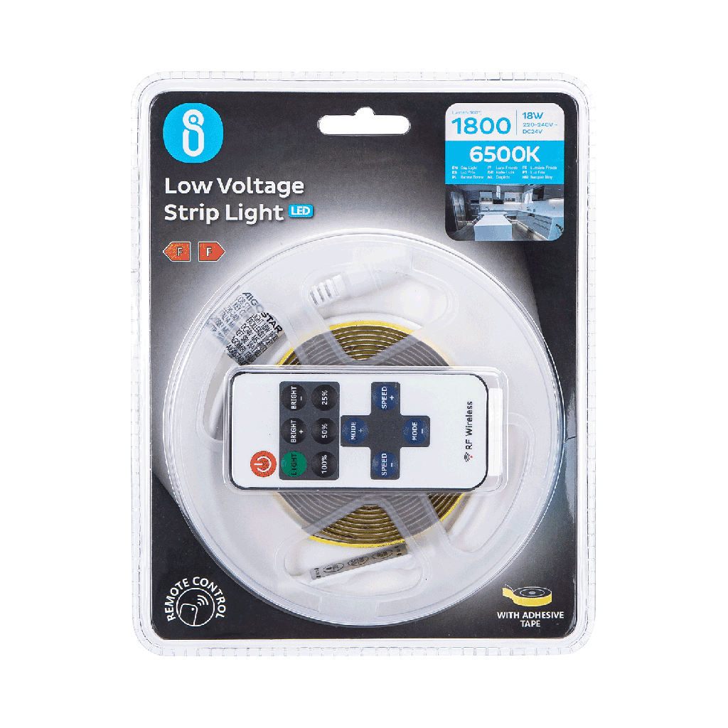 Led strip COB 6500K 2m Dimmable with control Cool white - Image 4