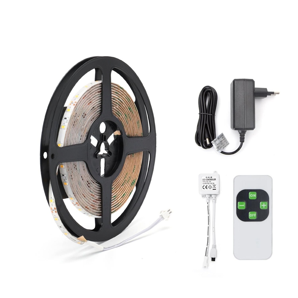 LED Strip light 3000K 5M controller DIM function IP65 - Image 2