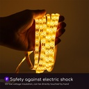 LED Strip light 3000K 5M controller DIM function IP65 - Image 10