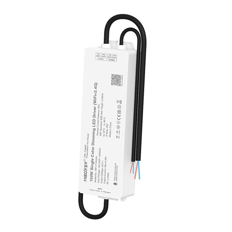 Mi-boxer WP1-P150V24 150W Single Color Dimming LED Driver IP67 (WiFi+2.4G) - Image 2