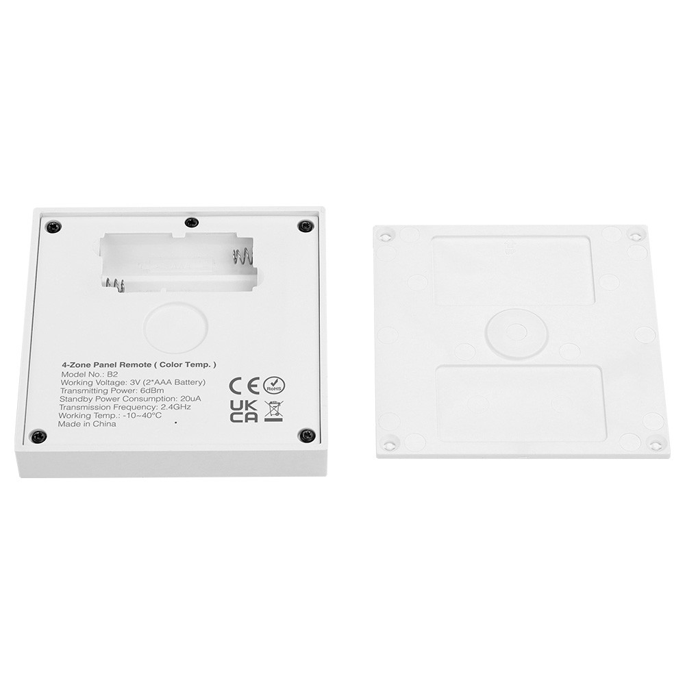 Mi-Light B2 4-Zone Panel Remote (Color Temperature) - Image 3