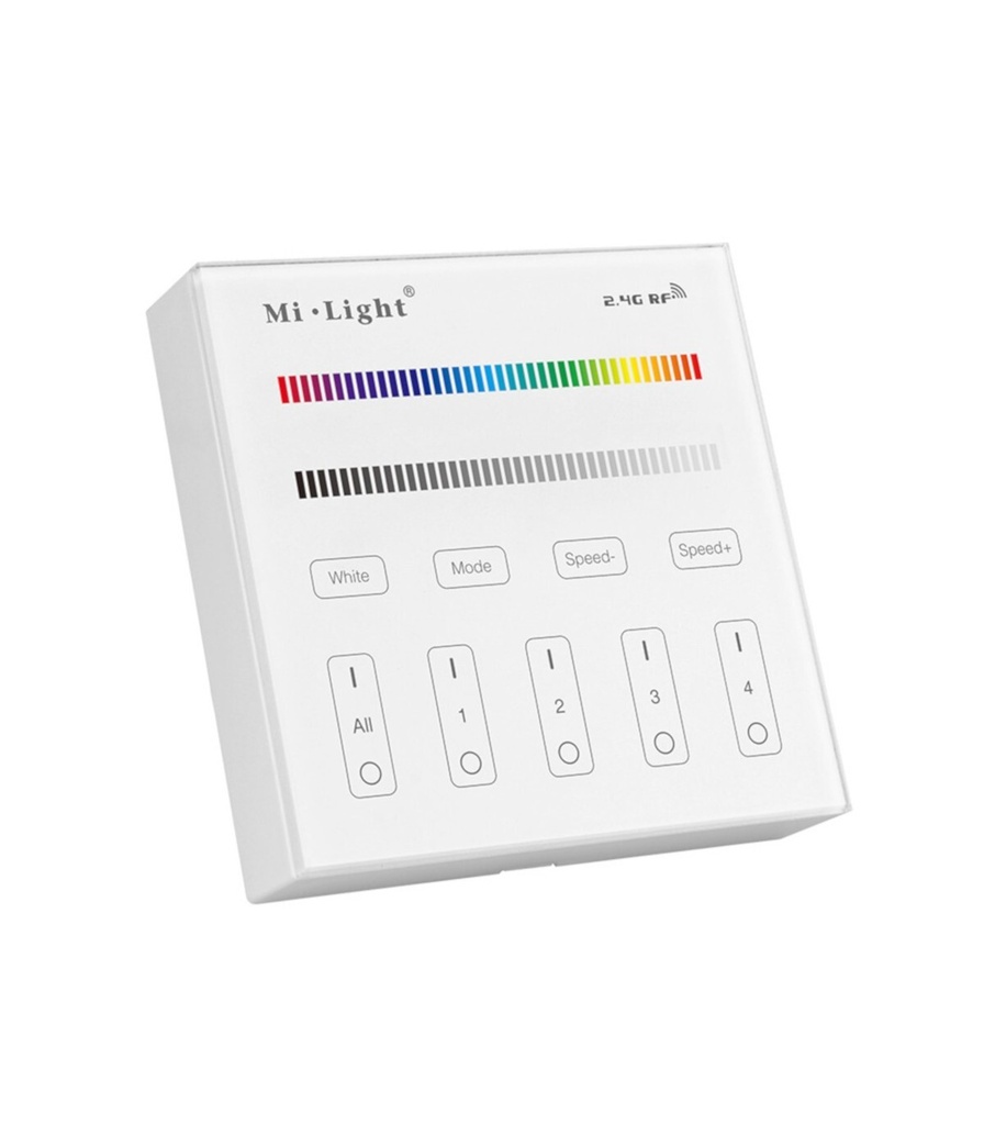 Mi-Light B3 4-Zone Panel Remote RGBW (2.4G) - Image 2