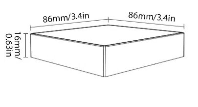 Mi-Light B5 4 Zone Brightness Panel Remote (2.4GHz) - Image 5
