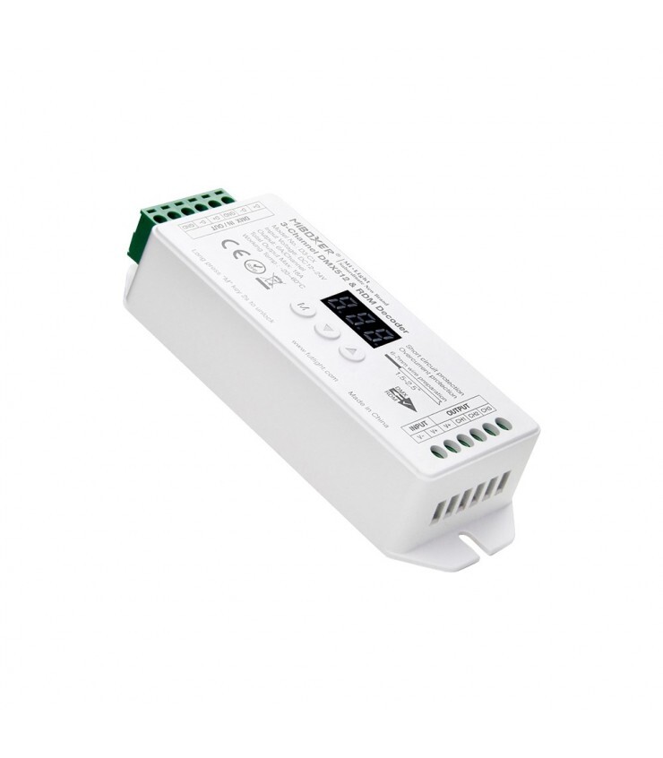 Mi-Light D3-CX DMX512 three-way constant voltage decoder controller (DMX 512) - Image 2