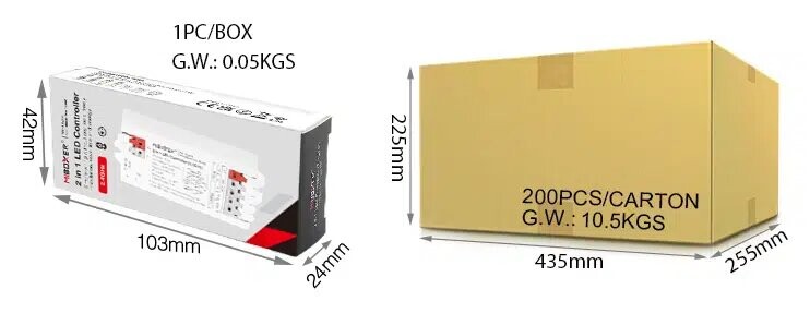 Mi-Light E2-RF 2 in 1 LED Controller (2.4GHz + PUSH) - Image 5