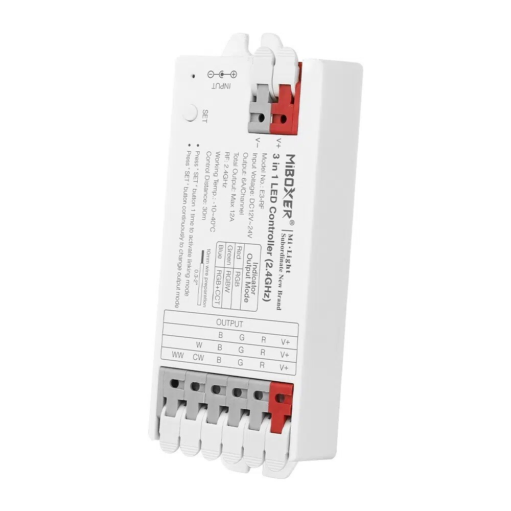 Mi-Light E3-RF 3 in 1 LED Controller (2.4GHz + PUSH + DMX512) - Image 2