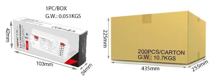 Mi-Light E3-RF 3 in 1 LED Controller (2.4GHz + PUSH + DMX512) - Image 6