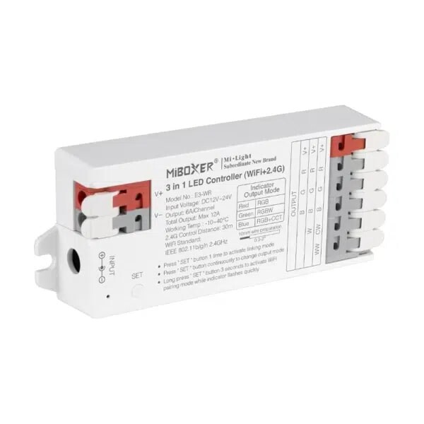 Mi-light E3-WR 3 In 1 LED Controller (WiFi, 2.4GHz, DMX512) - Image 2