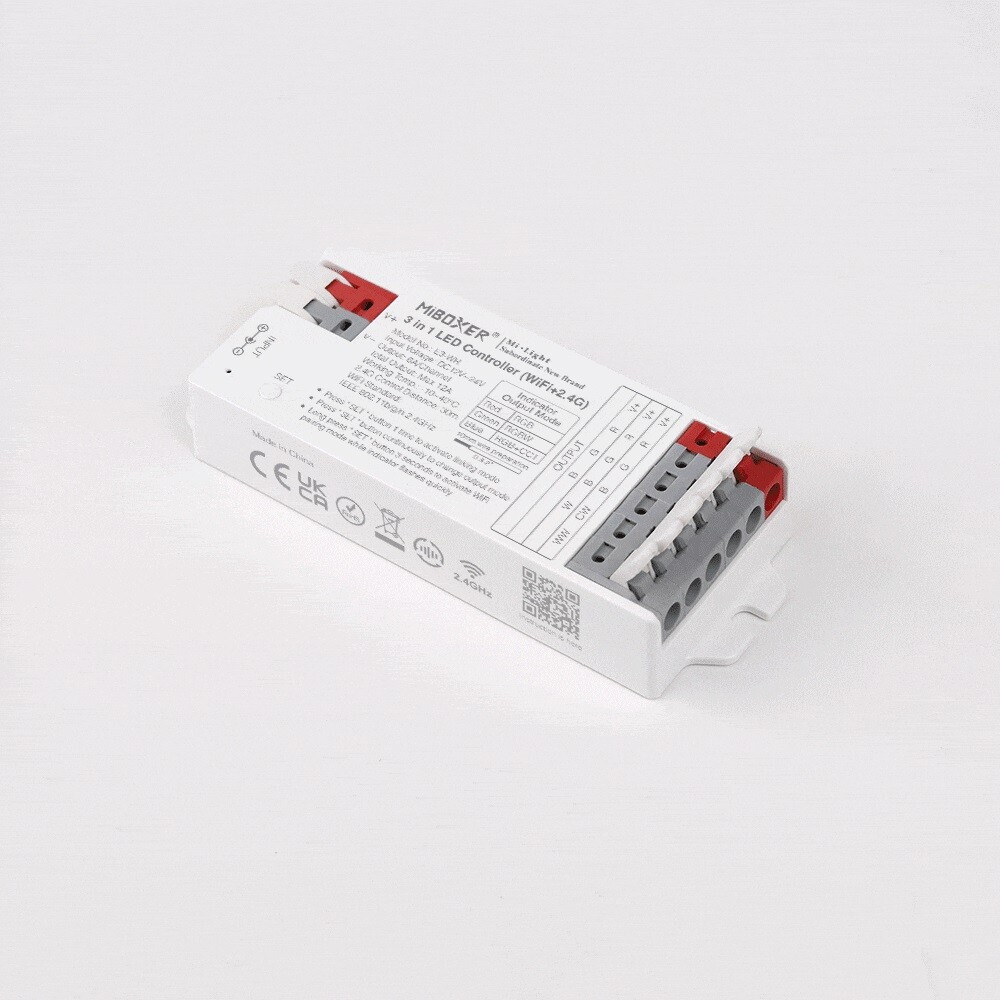 Mi-light E3-WR 3 In 1 LED Controller (WiFi, 2.4GHz, DMX512) - Image 3