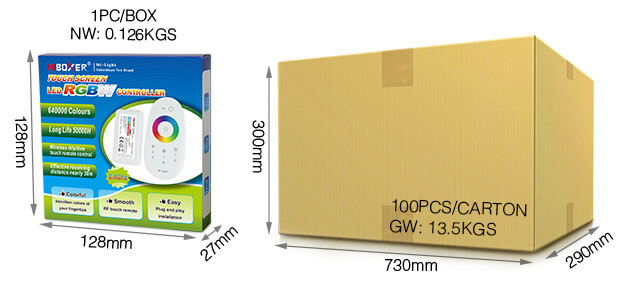 Mi-Light FUT027 2.4GHz Full touch RGBW LED controller kit (2.4GHz) - Image 7