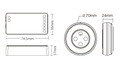 Mi-light FUT035SA+ Dual White LED Controller Kit (2.4GHz) - Image 6