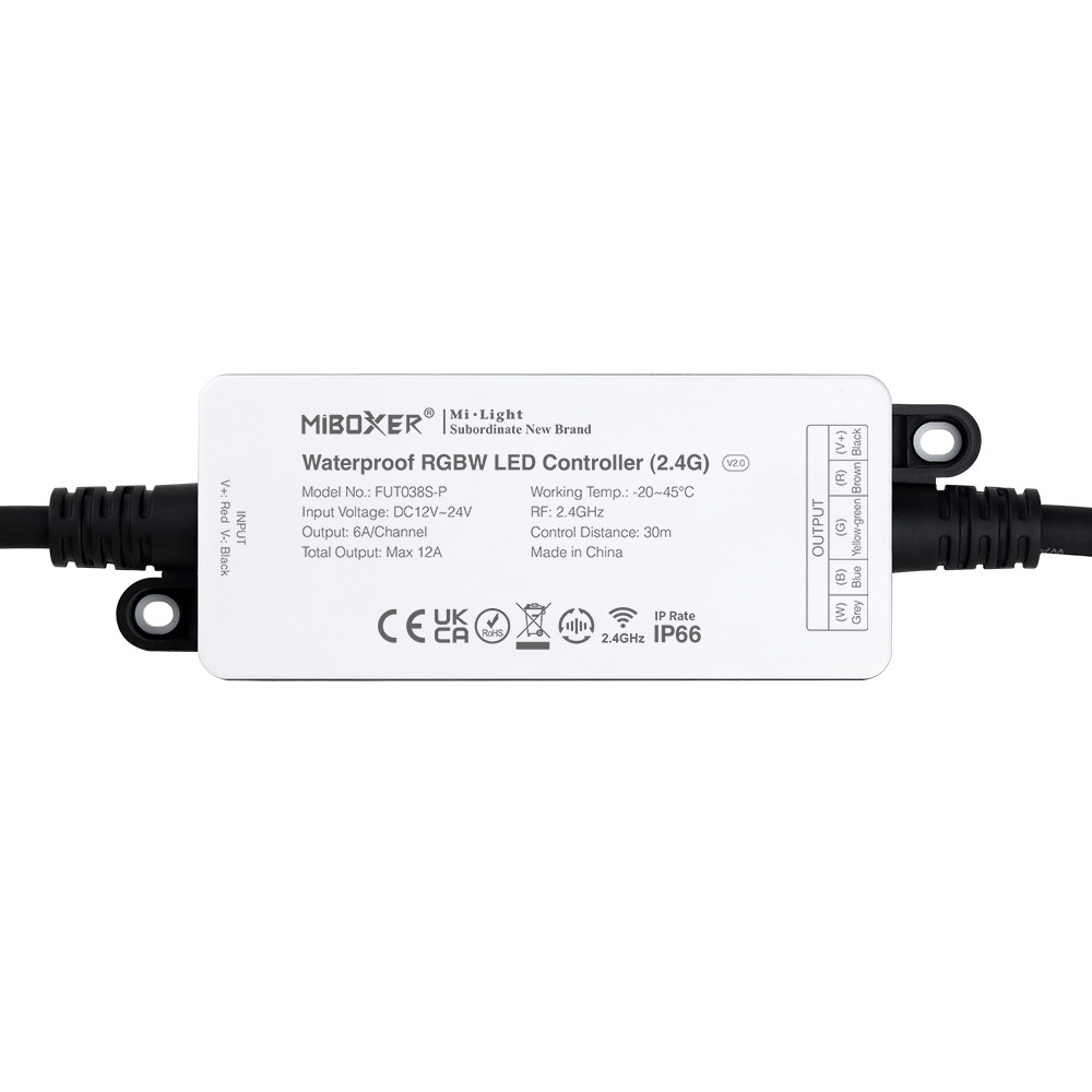 Mi-Light FUT038S-P Waterproof RGBW LED Controller - Image 2