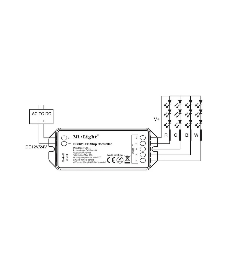 Mi-light FUT044A RGB LED Controller Kit (2.4GHz) - Image 7