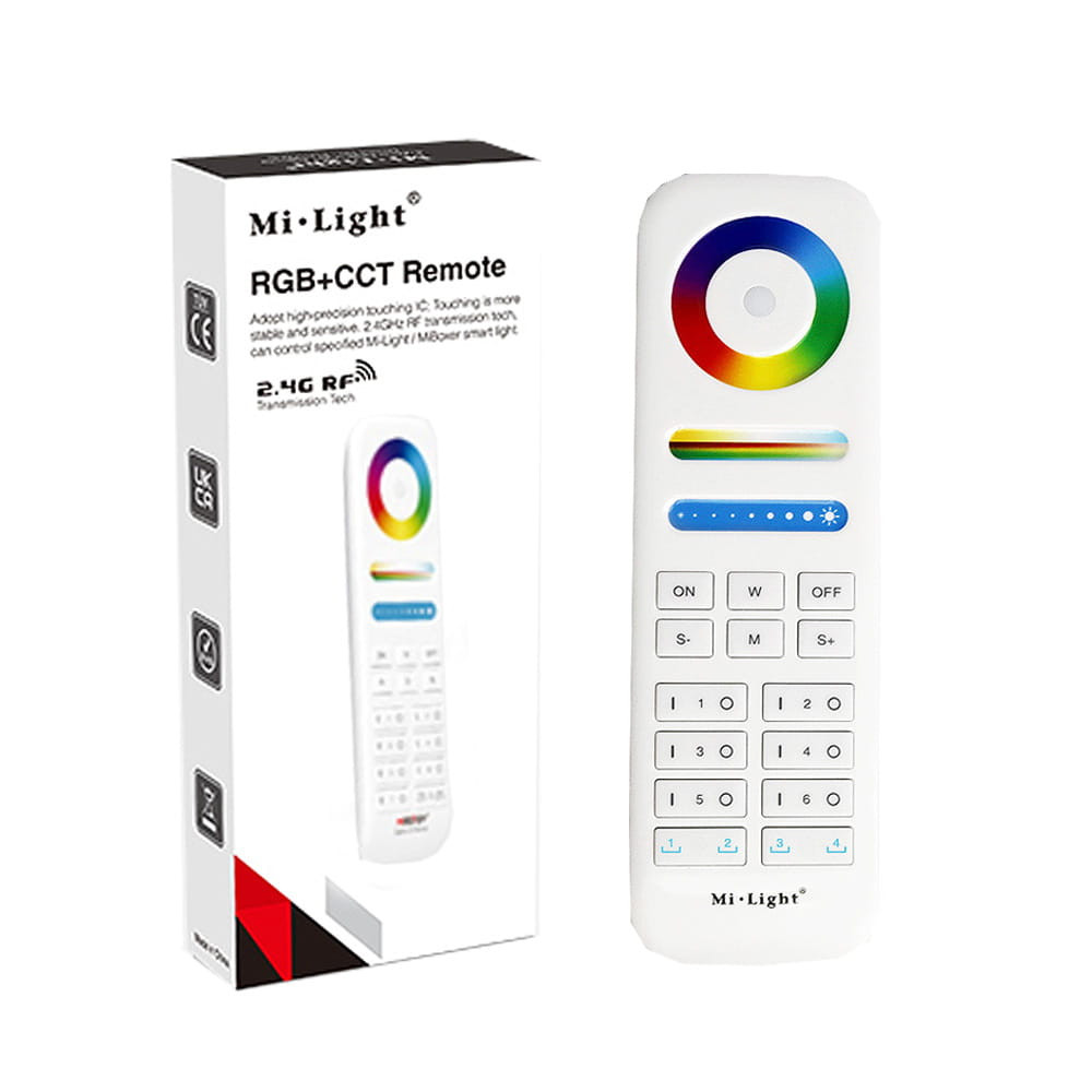 Mi-Light FUT089S RGB+CCT Remote (6 Zone, 2.4G RF) - Image 3