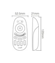 Mi-light FUT096-B 4-Zone Touch RF RGBW Remote (2.4G) - Image 6