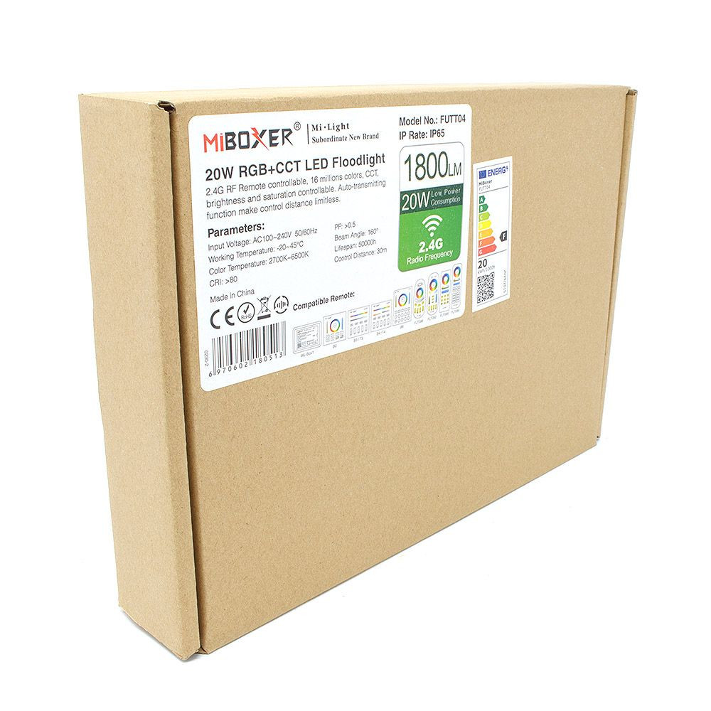 Mi-Light FUTT04 20W RGB+CCT Floodlight - Image 3