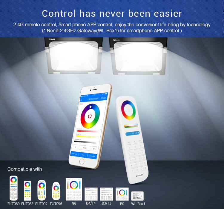 Mi-Light FUTT04 20W RGB+CCT Floodlight - Image 8