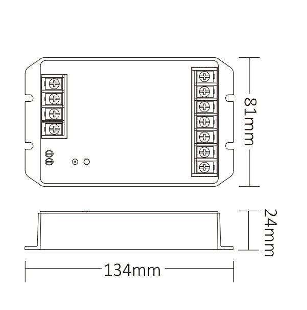 Mi-Light HW5 5 in 1 LED Controller Max 30A (WiFi + 2.4G + Push + DMX512) - Image 3