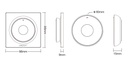 Mi-Light K2 Mini Remote (2.4GHz) - Image 6