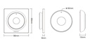 Mi-Light K2 Mini Remote Black (2.4GHz) - Image 7
