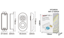 Mi-Light LED CCT RF 12 / 24V controller + remote control FUT040 - Image 7