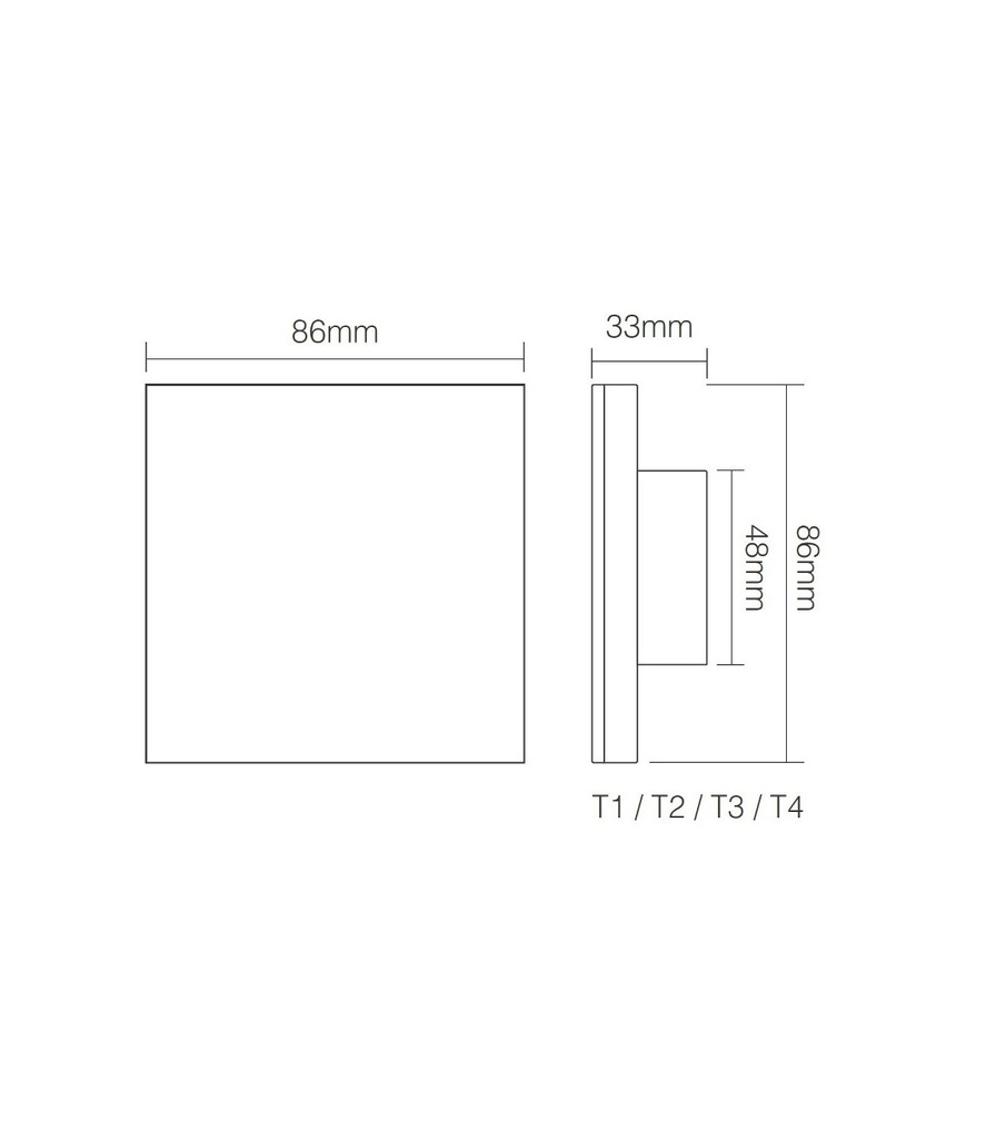 Mi-Light P1 Panel Controller Single Color (2.4G) - Image 6