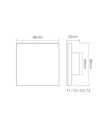 Mi-Light P1 Panel Controller Single Color (2.4G) - Image 6