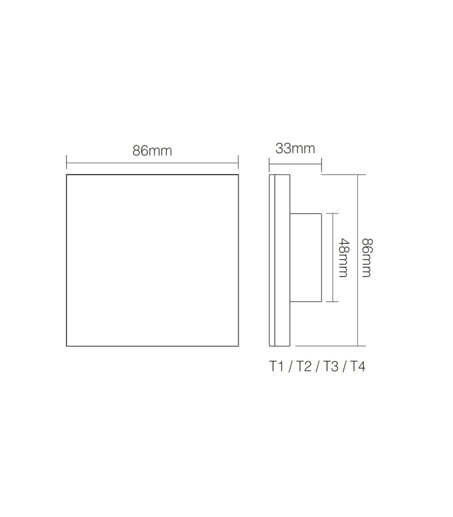 Mi-light P2 Panel Controller, color temperature (2.4G) - Image 4